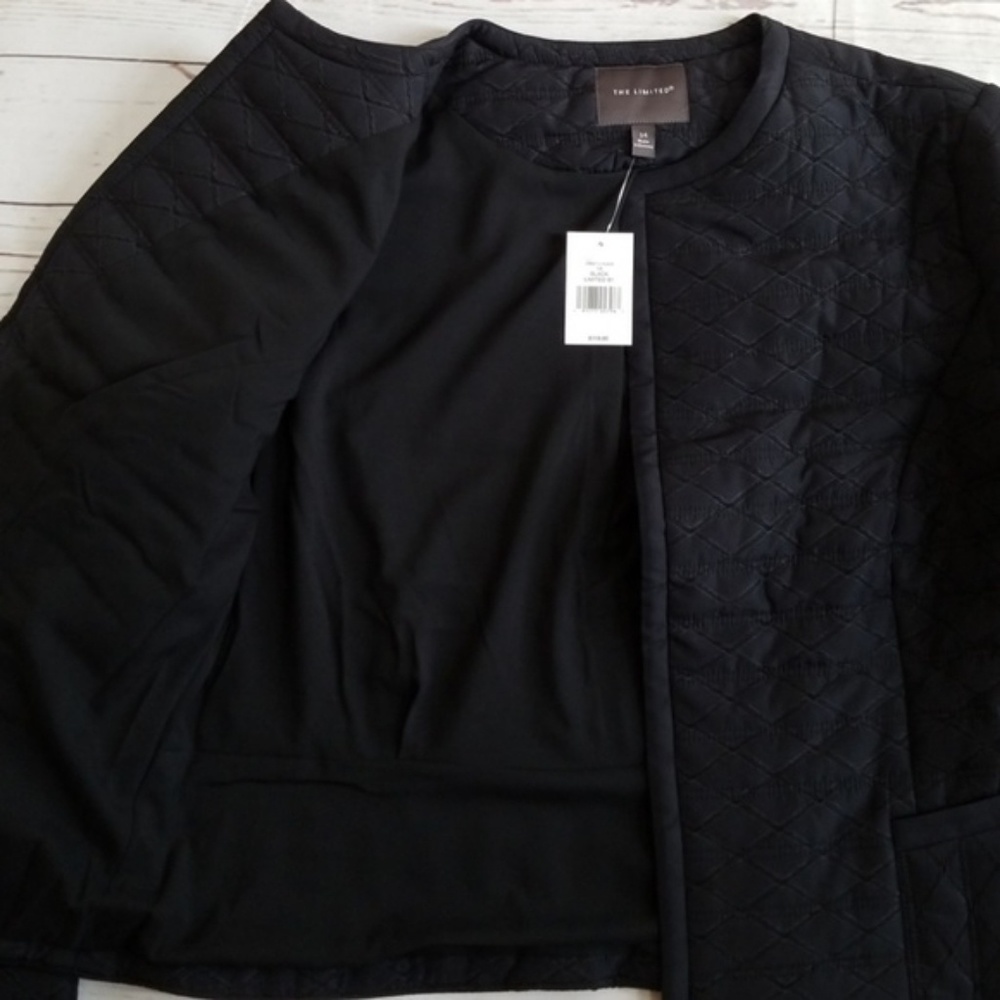 NWT Open Front Textured Jacket - Picture 6 of 8